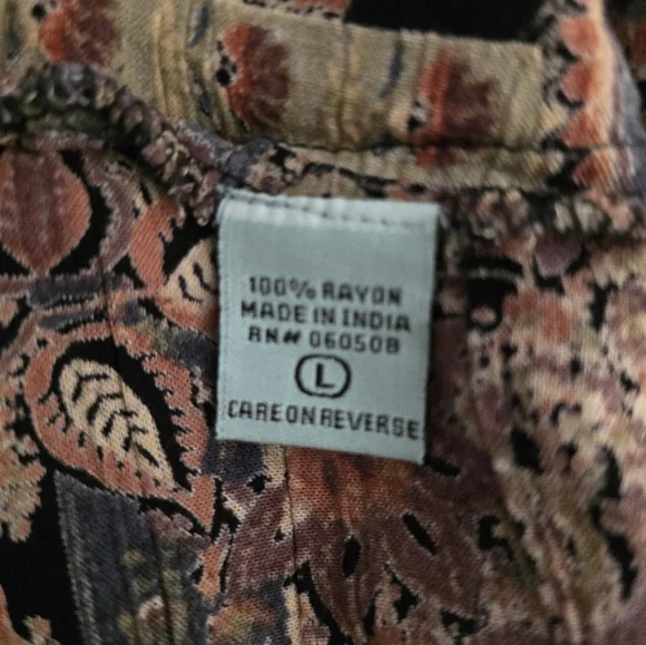 Angie Paisley Patchwork Handkerchief Hem Skirt Pink Boho Large - Picture 8 of 12